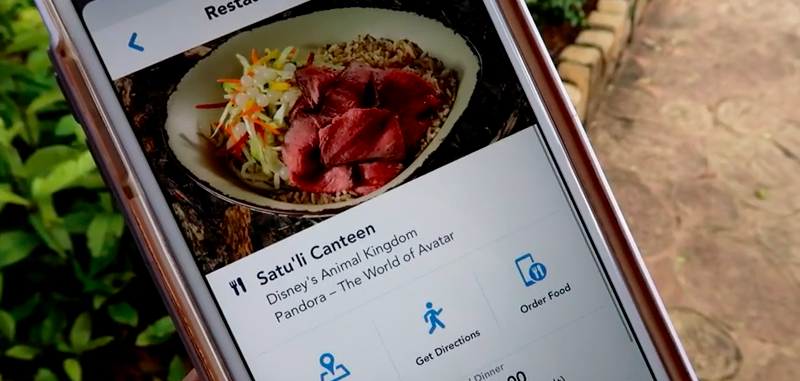 Mobile Order na Disney