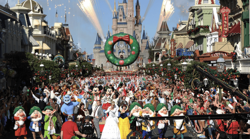 gravacao especial natal magic kingdom