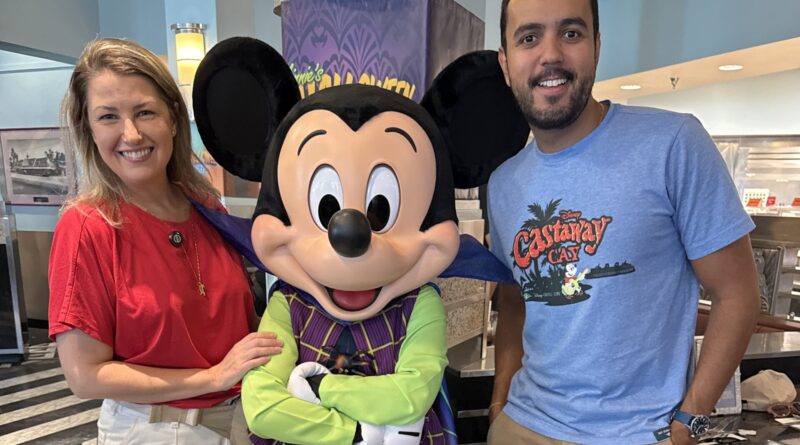 refeicao com personagens hollywood studios